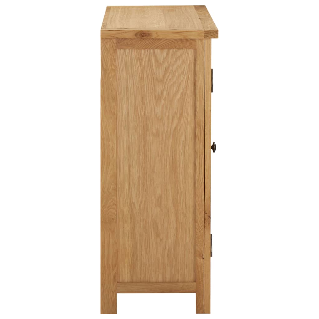 Κάβα Κρασιών για 11 Φιάλες 80x32x80 εκ. από Μασίφ Ξύλο Δρυός - PAKOBAZAAR
