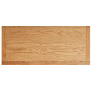 Συρταριέρα 80 x 35 x 75 εκ. από Μασίφ Ξύλο Δρυός - PAKOBAZAAR