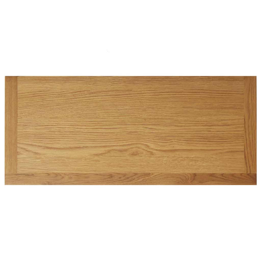 Κάβα Κρασιών 80 x 32 x 80 εκ. από Μασίφ Ξύλο Δρυός - PAKOBAZAAR