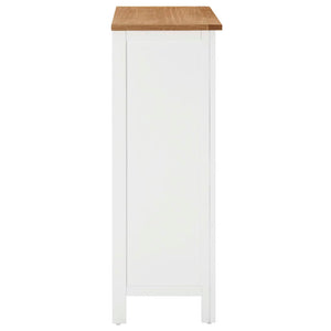 Κάβα Κρασιών 72 x 32 x 90 εκ. από Μασίφ Ξύλο Δρυός - PAKOBAZAAR