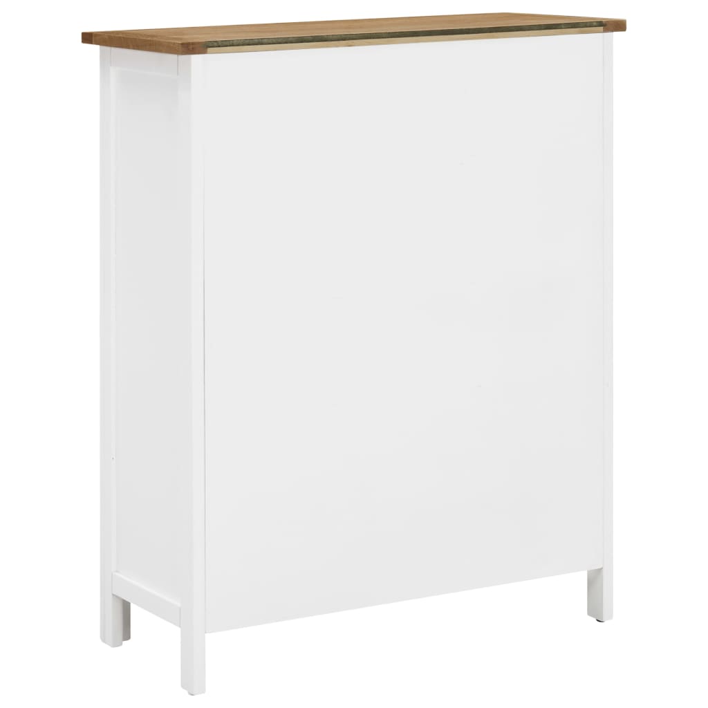 Κάβα Κρασιών 72 x 32 x 90 εκ. από Μασίφ Ξύλο Δρυός - PAKOBAZAAR