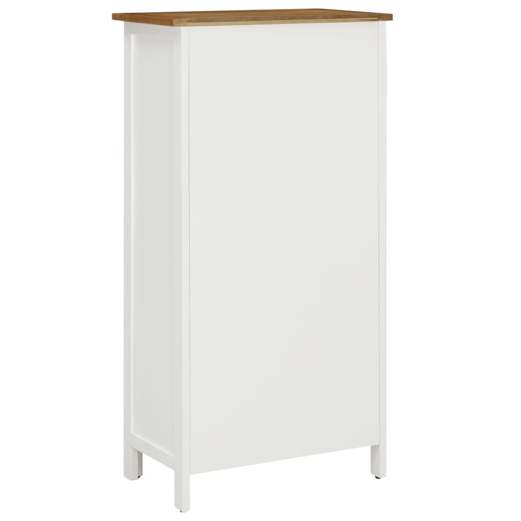 Κάβα Κρασιών 56 x 32 x 110 εκ. από Μασίφ Ξύλο Δρυός - PAKOBAZAAR