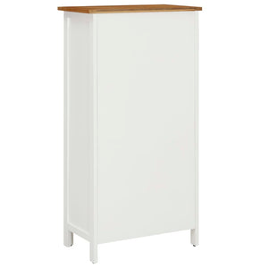 Κάβα Κρασιών 56 x 32 x 110 εκ. από Μασίφ Ξύλο Δρυός - PAKOBAZAAR