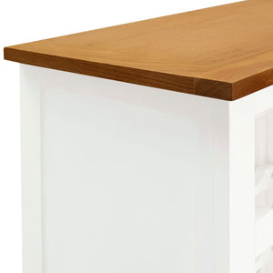 Κάβα Κρασιών 56 x 32 x 110 εκ. από Μασίφ Ξύλο Δρυός - PAKOBAZAAR