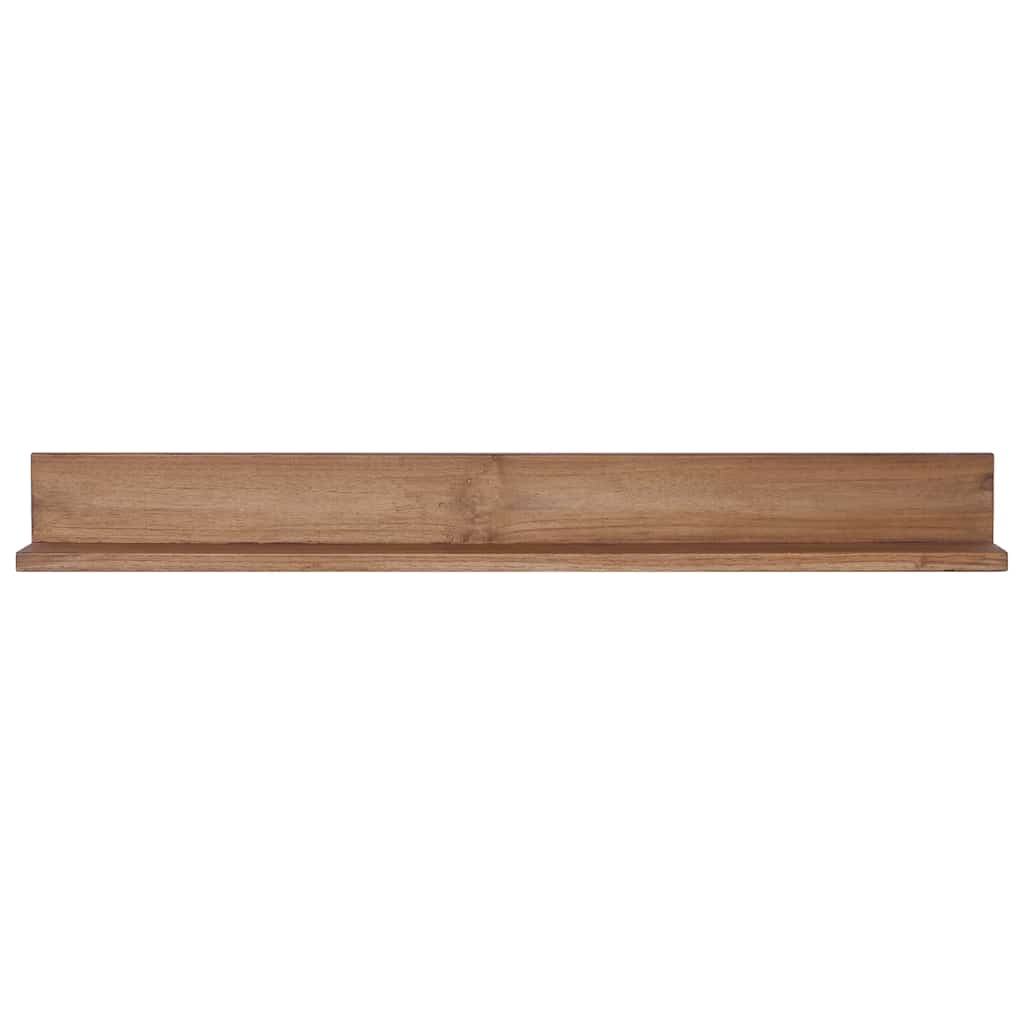 Ράφια Τοίχου 2 Τεμ. 90 x 10 x 10 εκ. από Μασίφ Ξύλο Teak