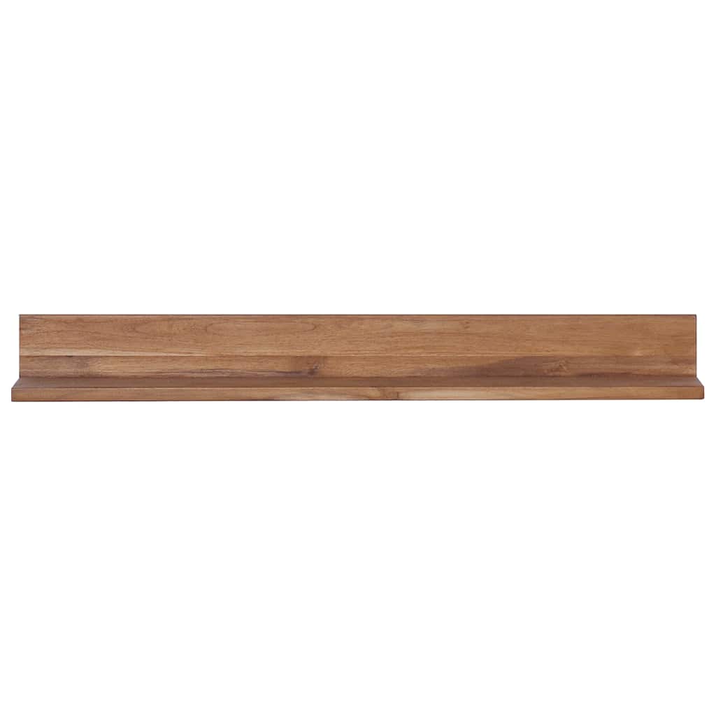 Ράφια Τοίχου 2 Τεμ. 90 x 10 x 10 εκ. από Μασίφ Ξύλο Teak