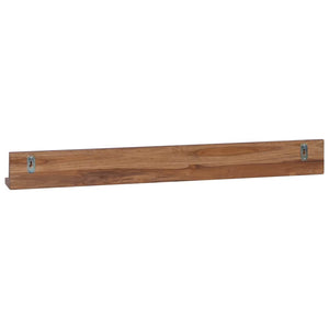 Ράφια Τοίχου 2 Τεμ. 90 x 10 x 10 εκ. από Μασίφ Ξύλο Teak