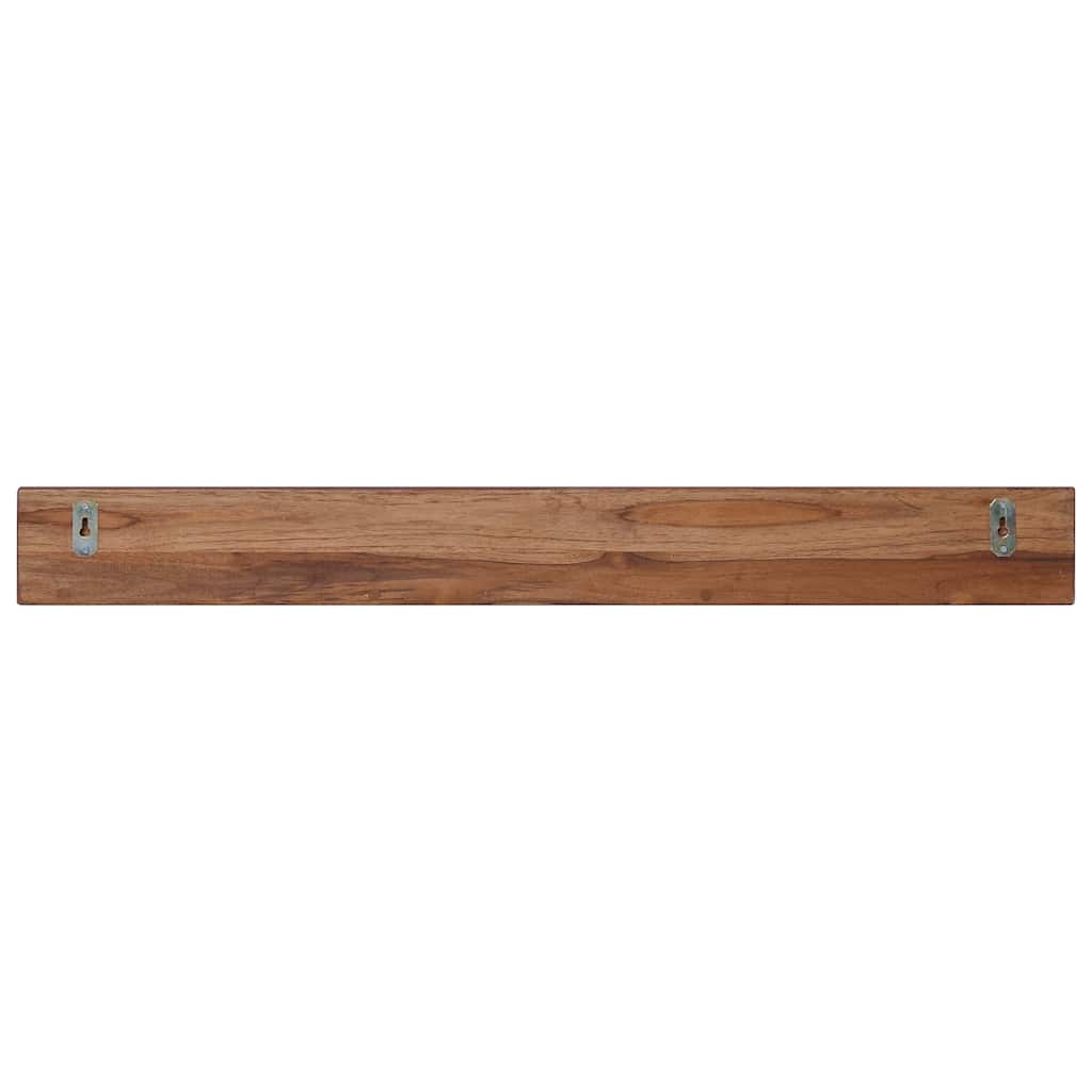 Ράφια Τοίχου 2 Τεμ. 90 x 10 x 10 εκ. από Μασίφ Ξύλο Teak