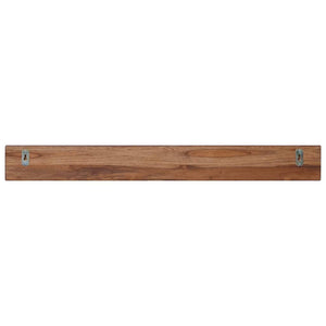 Ράφια Τοίχου 2 Τεμ. 90 x 10 x 10 εκ. από Μασίφ Ξύλο Teak