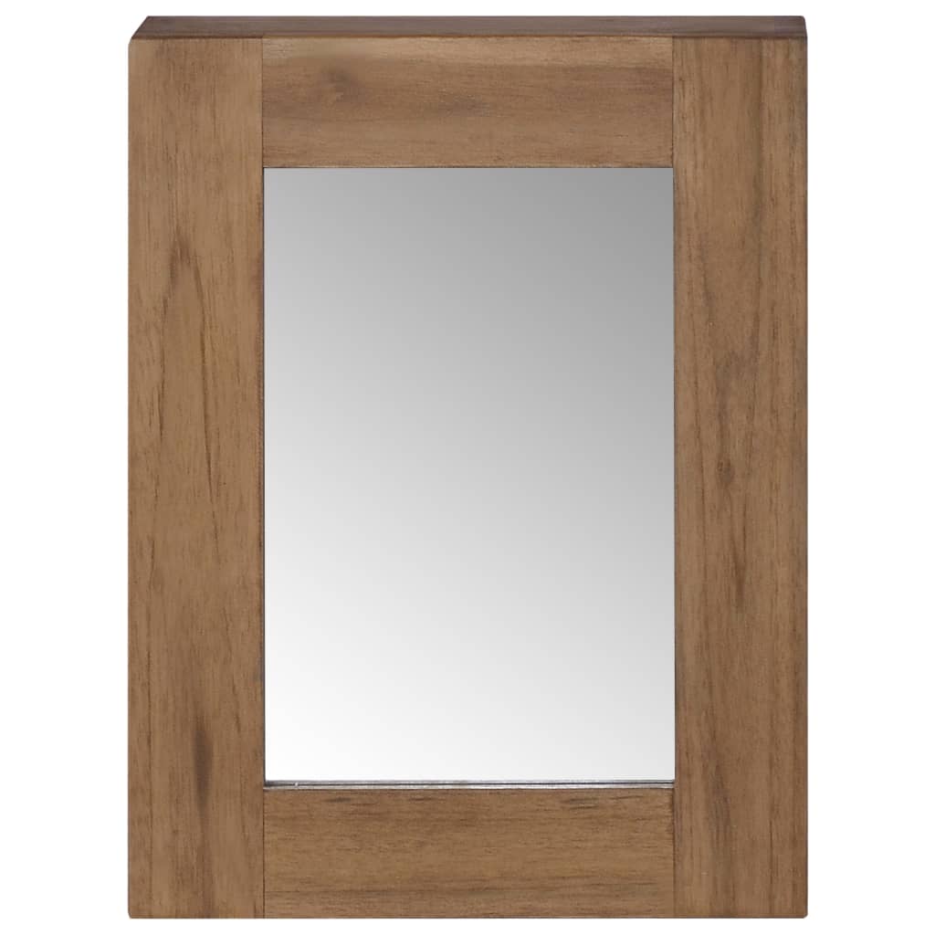 Ντουλάπι με Καθρέφτη 30 x 10 x 40 εκ. Μασίφ Ξύλο Teak