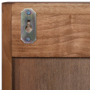 Ντουλάπι με Καθρέφτη 30 x 10 x 40 εκ. Μασίφ Ξύλο Teak