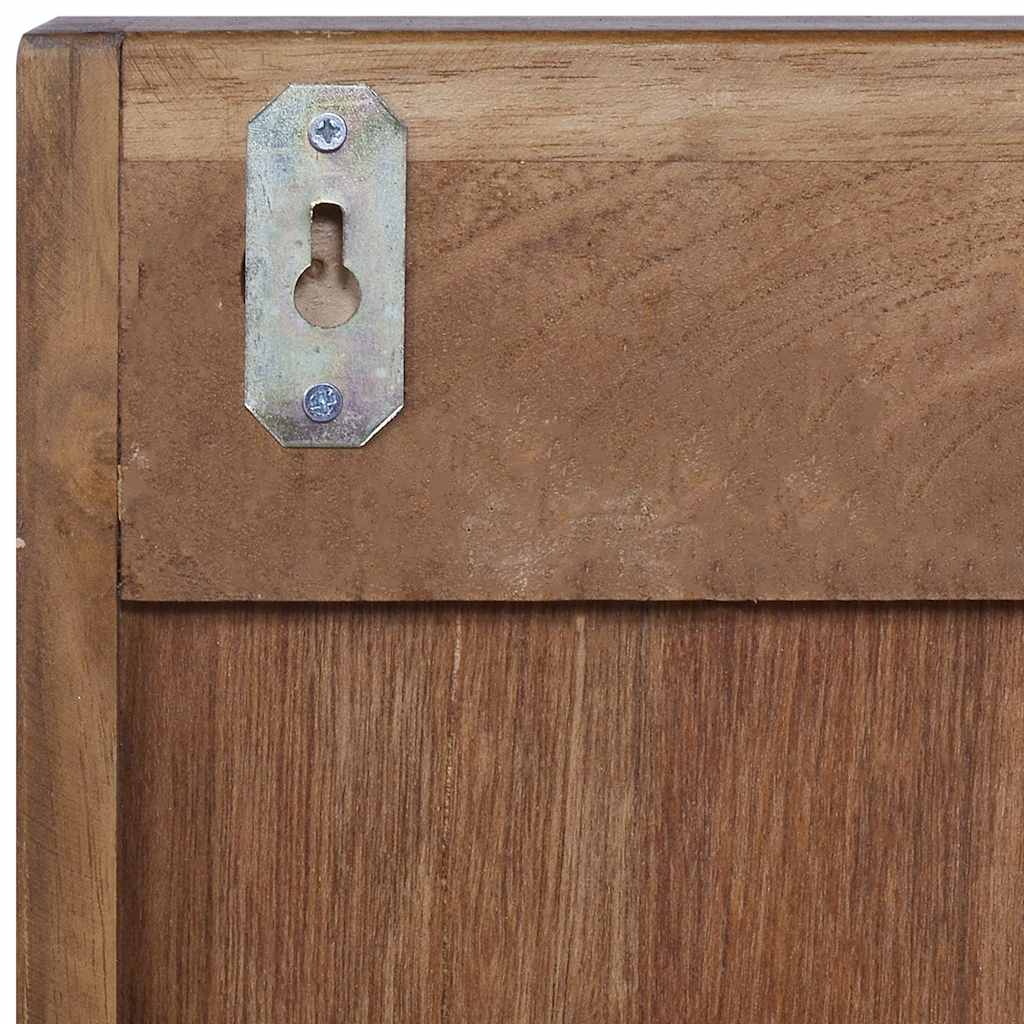 Ντουλάπι με Καθρέφτη 60 x 10 x 40 εκ. Μασίφ Ξύλο Teak