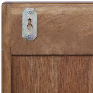 Ντουλάπι με Καθρέφτη 60 x 10 x 40 εκ. Μασίφ Ξύλο Teak