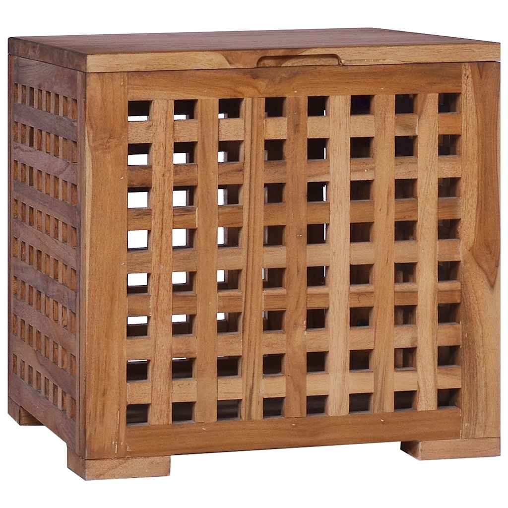 Κουτί Αποθήκευσης 40 x 40 x 40 εκ. από Μασίφ Ξύλο Teak