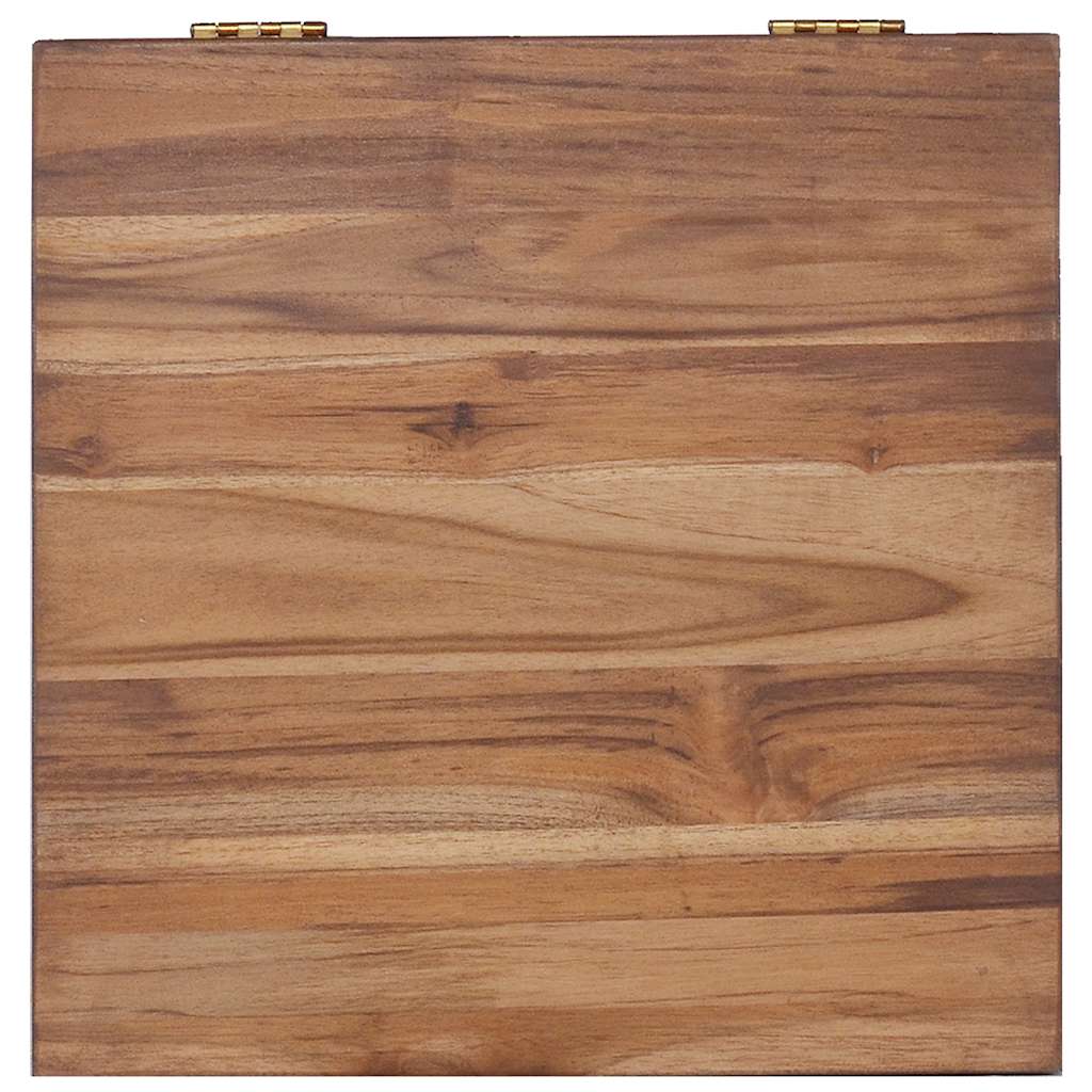 Κουτί Αποθήκευσης 40 x 40 x 40 εκ. από Μασίφ Ξύλο Teak