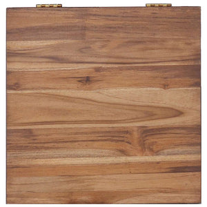 Κουτί Αποθήκευσης 40 x 40 x 40 εκ. από Μασίφ Ξύλο Teak
