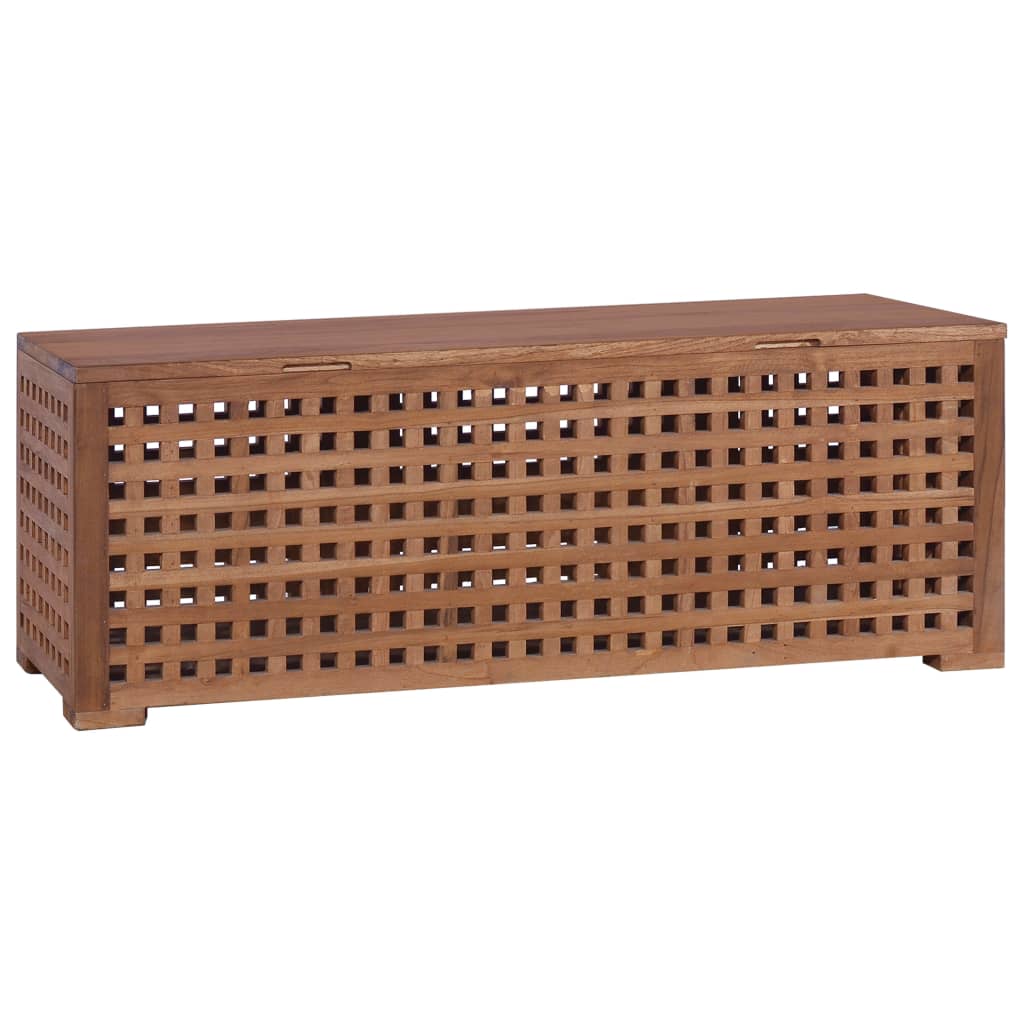Κουτί Αποθήκευσης 110 x 40 x 40 εκ. από Μασίφ Ξύλο Teak