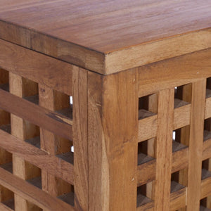 Κουτί Αποθήκευσης 110 x 40 x 40 εκ. από Μασίφ Ξύλο Teak