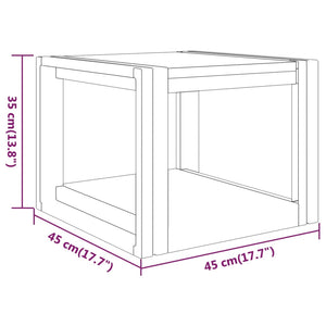 Έπιπλο Μπάνιου 45 x 45 x 35 εκ. από Μασίφ Ξύλο Teak