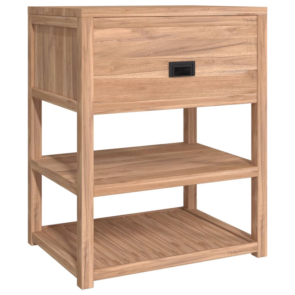 Έπιπλο Μπάνιου 60 x 45 x 75 εκ. από Μασίφ Ξύλο Teak - Pakobazaar