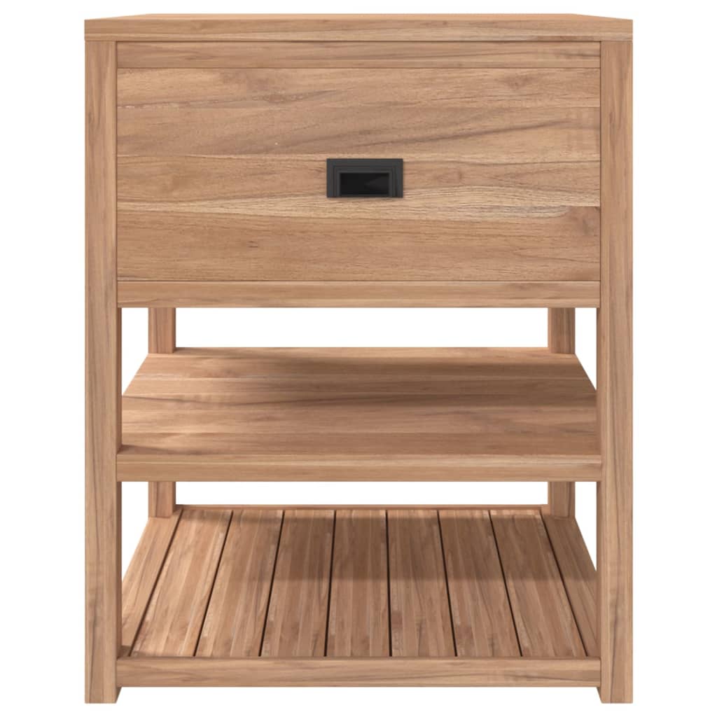 Έπιπλο Μπάνιου 60 x 45 x 75 εκ. από Μασίφ Ξύλο Teak - Pakobazaar
