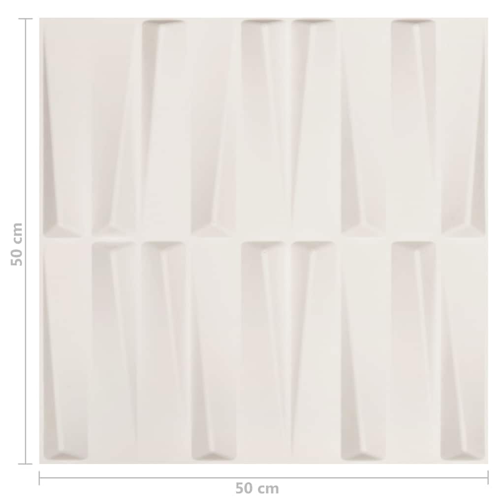 Πάνελ Τοίχου Τρισδιάστατα 24 τεμ. 0,5 x 0,5 μ. / 6 μ² - Pakobazaar