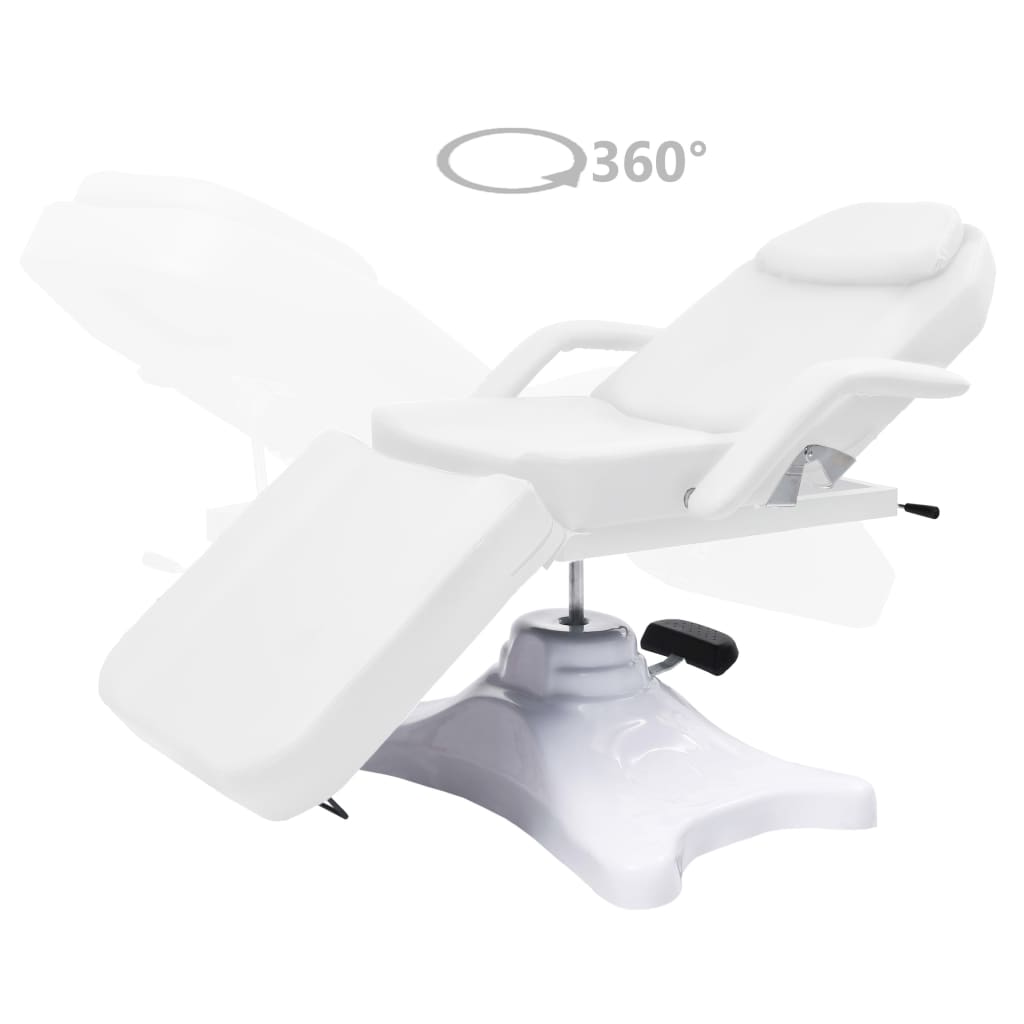Κρεβάτι - Πολυθρόνα Αισθητικής Λευκό 180 x 62 x (86,5-118) εκ. - Pakobazaar