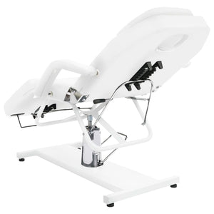 Κρεβάτι - Πολυθρόνα Αισθητικής Λευκό 180 x 62 x (87-112) εκ. - Pakobazaar