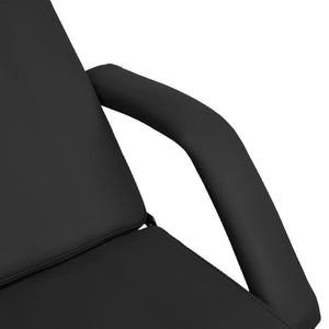 Κρεβάτι - Πολυθρόνα Αισθητικής Μαύρο 180 x 62 x (87-112) εκ. - Pakobazaar