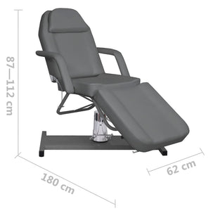 Κρεβάτι - Πολυθρόνα Αισθητικής Γκρι 180 x 62 x (87-112) εκ. - Pakobazaar
