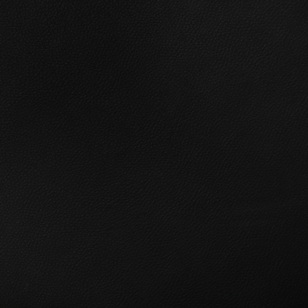 Καρέκλες Τραπεζαρίας Περιστρεφόμενες 2 τεμ. Μαύρες Δερματίνη - Pakobazaar