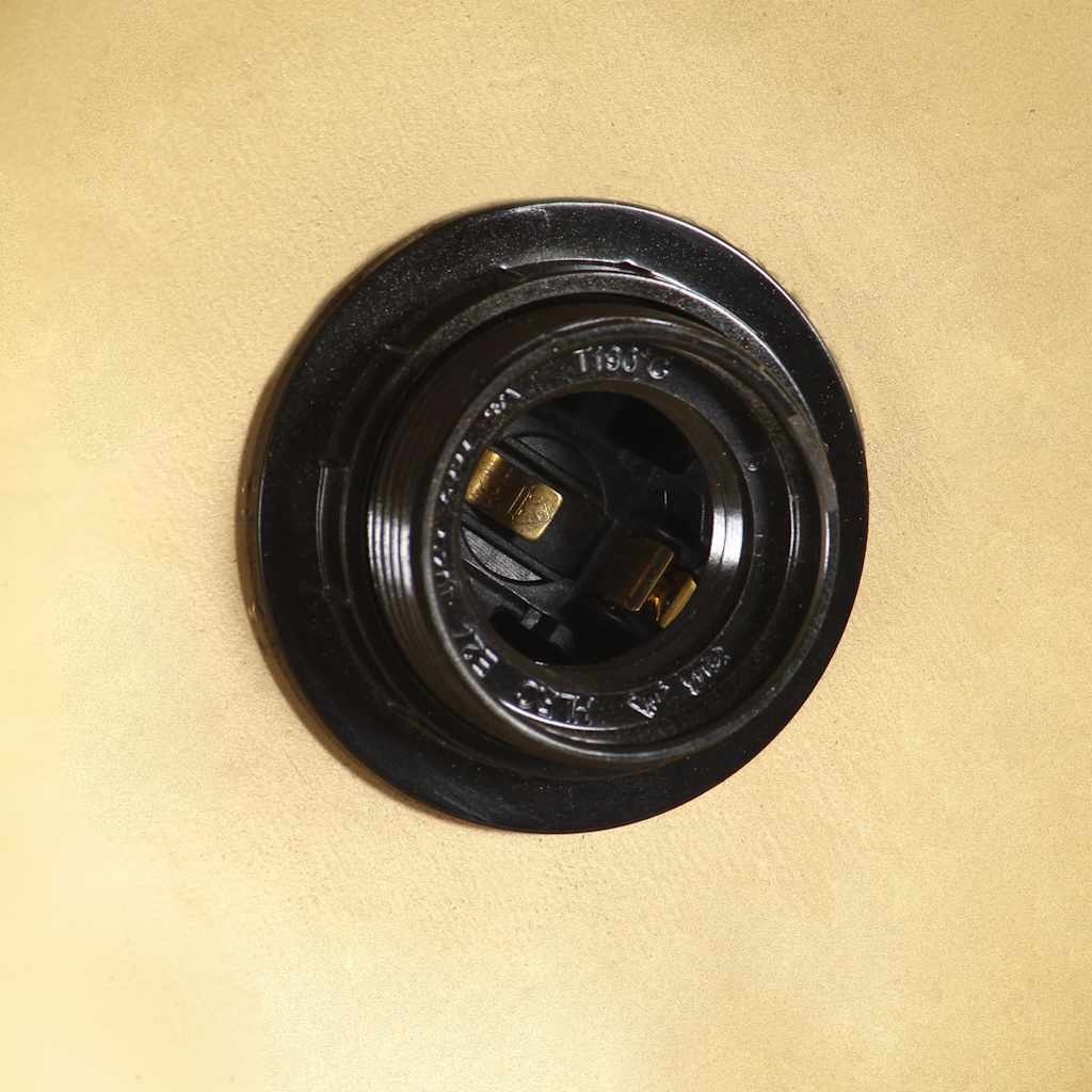 Φωτιστικό Κρεμαστό Industrial Στρογγυλό 25 W Μπρονζέ 40 εκ. Ε27 - Pakobazaar