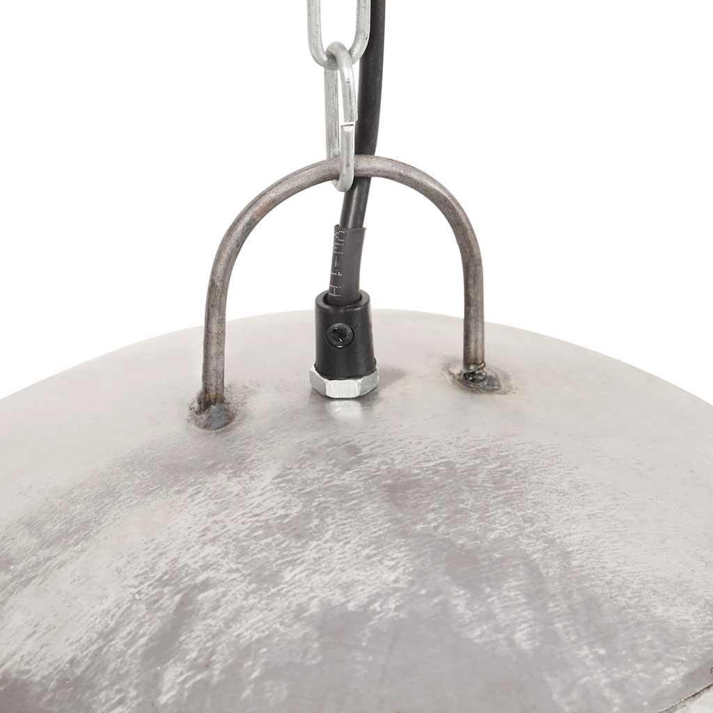 Φωτιστικό Κρεμαστό Vintage Στρογγυλό 25 W Ασημί 41 εκ. Ε27 - Pakobazaar