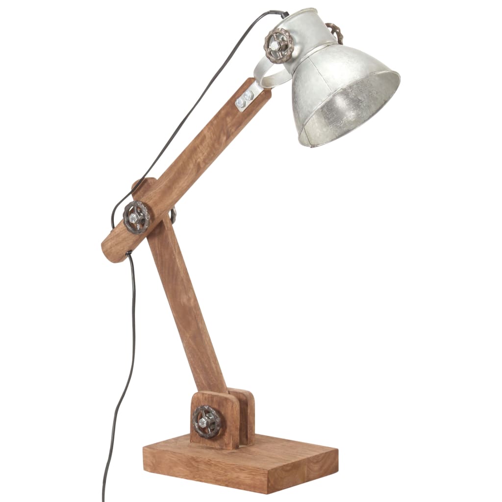 Φωτιστικό Επιτραπέζιο Industrial Στρ. 25 W Ασημί 58x18x90εκ Ε27