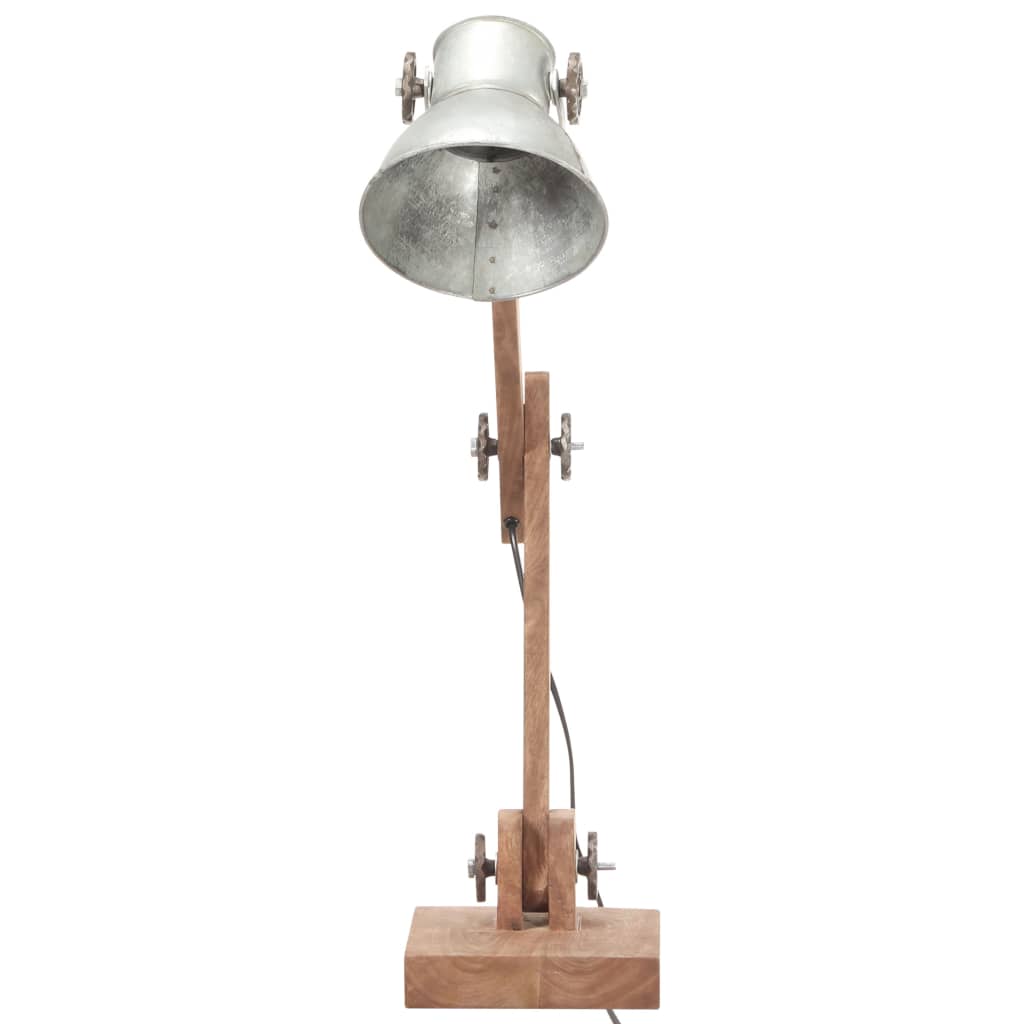Φωτιστικό Επιτραπέζιο Industrial Στρ. 25 W Ασημί 58x18x90εκ Ε27 - Pakobazaar