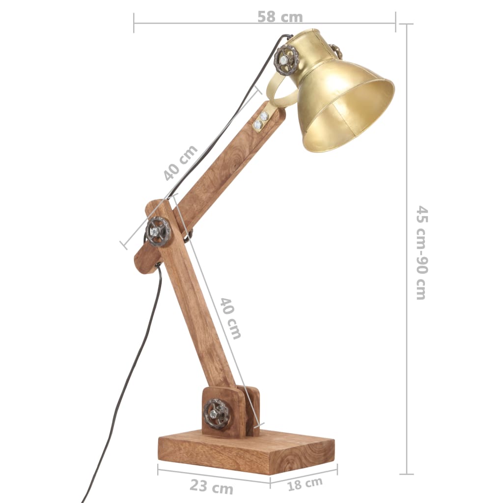 Φωτιστικό Επιτραπέζιο Industrial Στρ. 25 W Χάλκ. 58x18x90εκ Ε27 - Pakobazaar