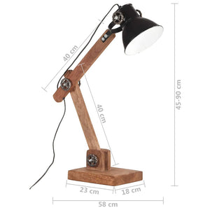 Φωτιστικό Επιτραπέζιο Industrial Στρ. 25 W Μαύρο 58x18x90εκ Ε27 - Pakobazaar