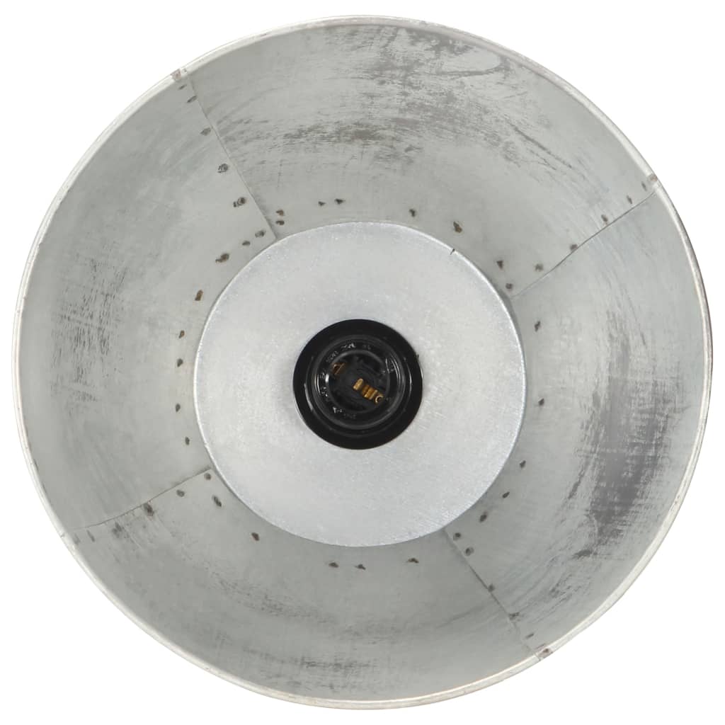 Φωτιστικό Δαπέδου Ασημί από Μασίφ Ξύλο Μάνγκο E27 - Pakobazaar