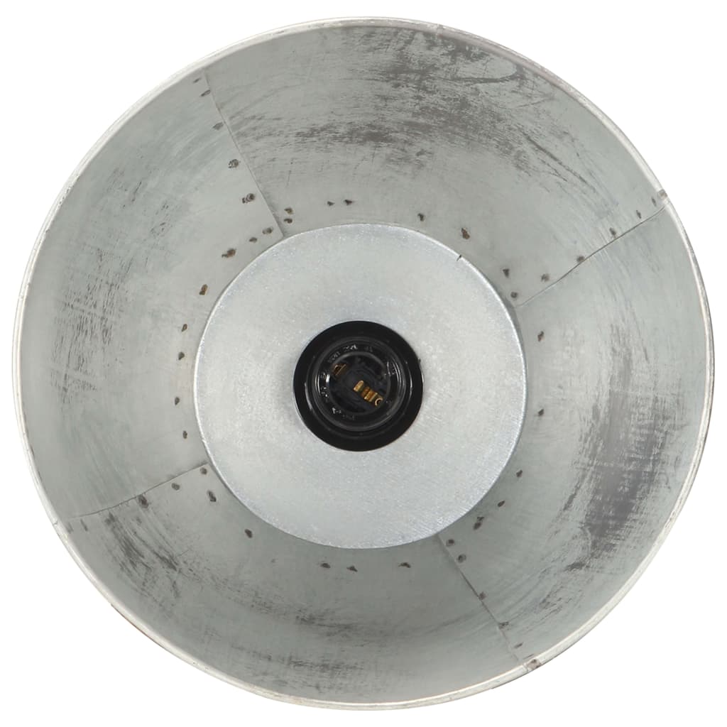 Φωτιστικό Δαπέδου Ασημί από Μασίφ Ξύλο Μάνγκο E27 - Pakobazaar