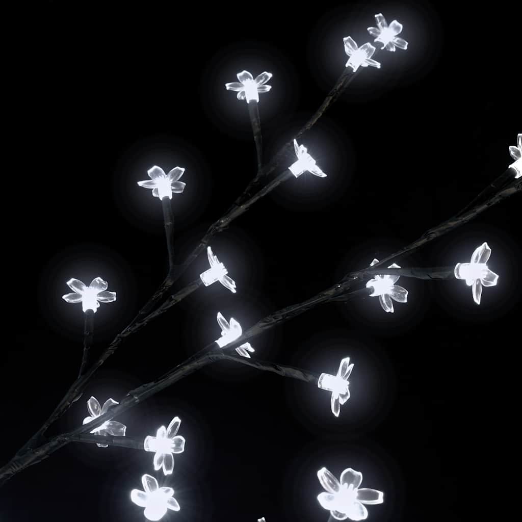Χριστουγεννιάτικο Δέντρο Κερασιά 120 LED Ψυχρό Λευκό Φως 150 εκ