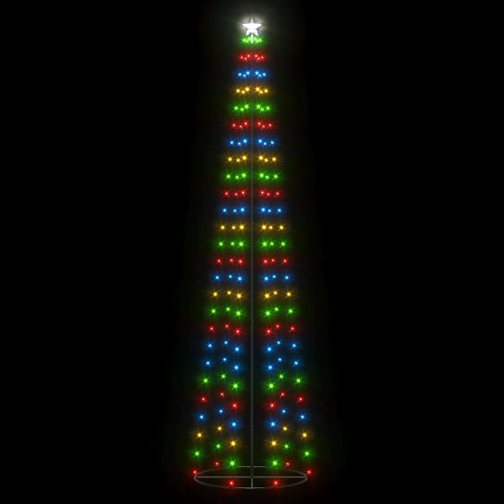 Δέντρο από Φωτάκια 136 LED Πολύχρωμο Φως 70 x 240 εκ.
