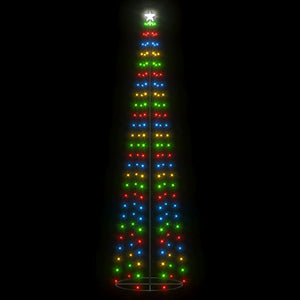 Δέντρο από Φωτάκια 136 LED Πολύχρωμο Φως 70 x 240 εκ.