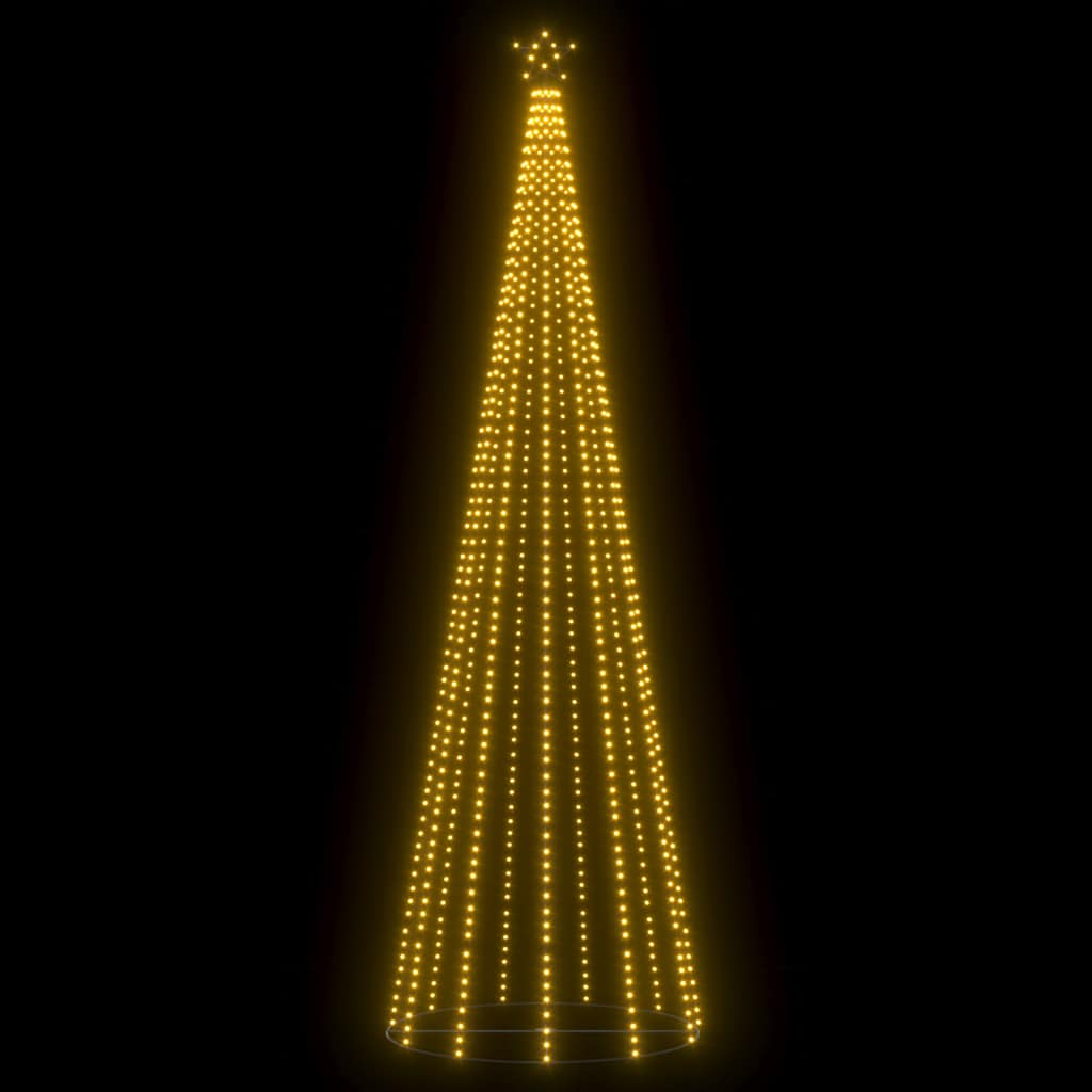 Χριστουγεννιάτικο Δέντρο Κώνος 752 LED Θερμό Λευκό 160x500 εκ.