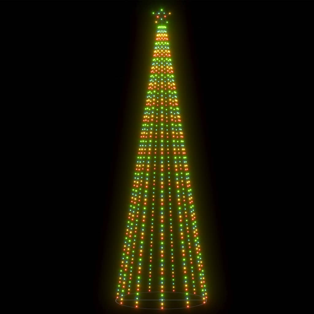 Χριστουγεννιάτικο Δέντρο Κώνος 752 LED Πολύχρωμο 160x500 εκ.