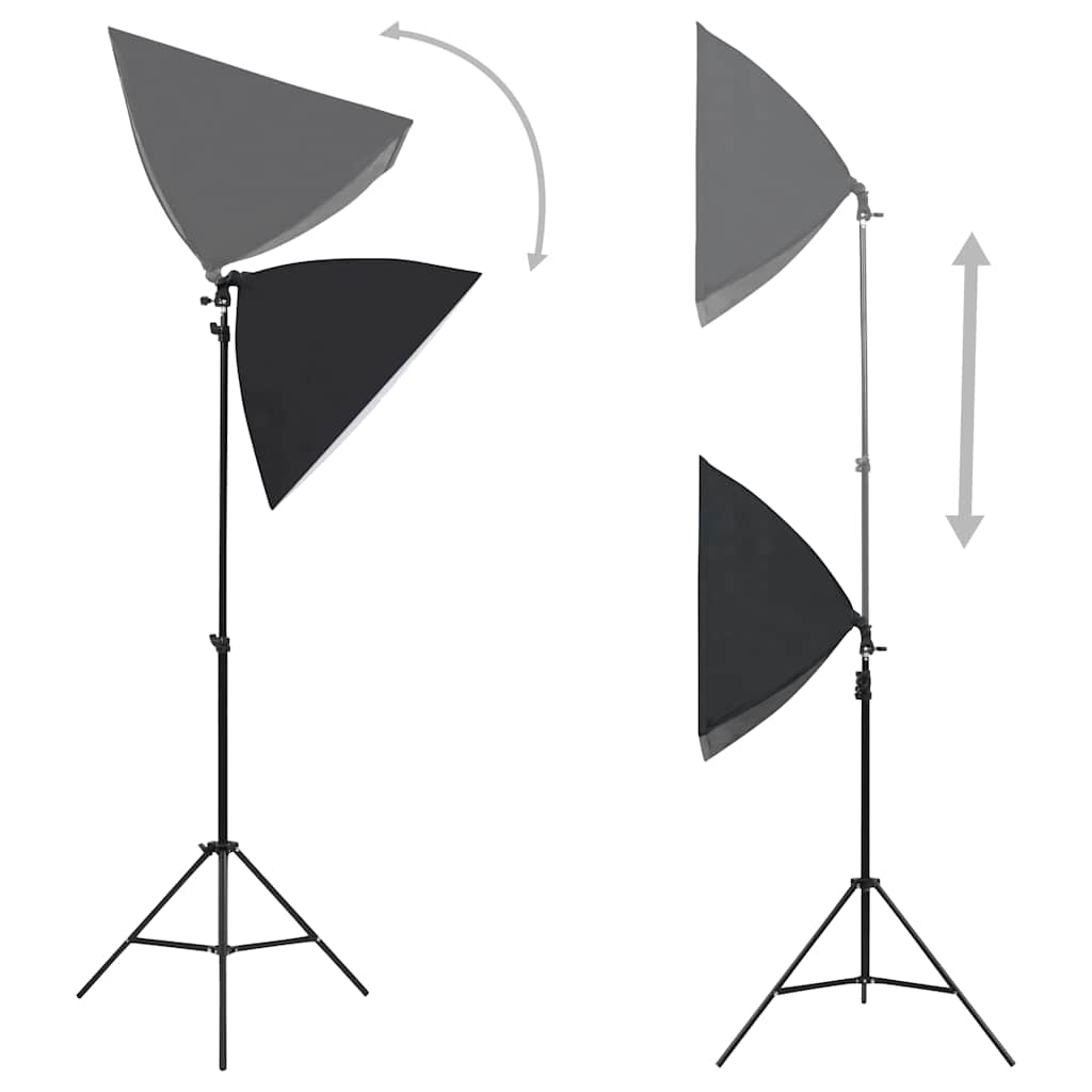 Κιτ Φωτισμού Φωτογραφικού Στούντιο με Softbox και Φόντο - Pakobazaar