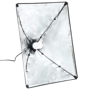 Κιτ Φωτισμού Φωτογραφικού Στούντιο με Softbox και Φόντο