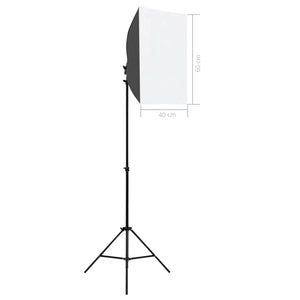 Κιτ Φωτισμού Φωτογραφικού Στούντιο με Softbox και Φόντο - PAKOBAZAAR