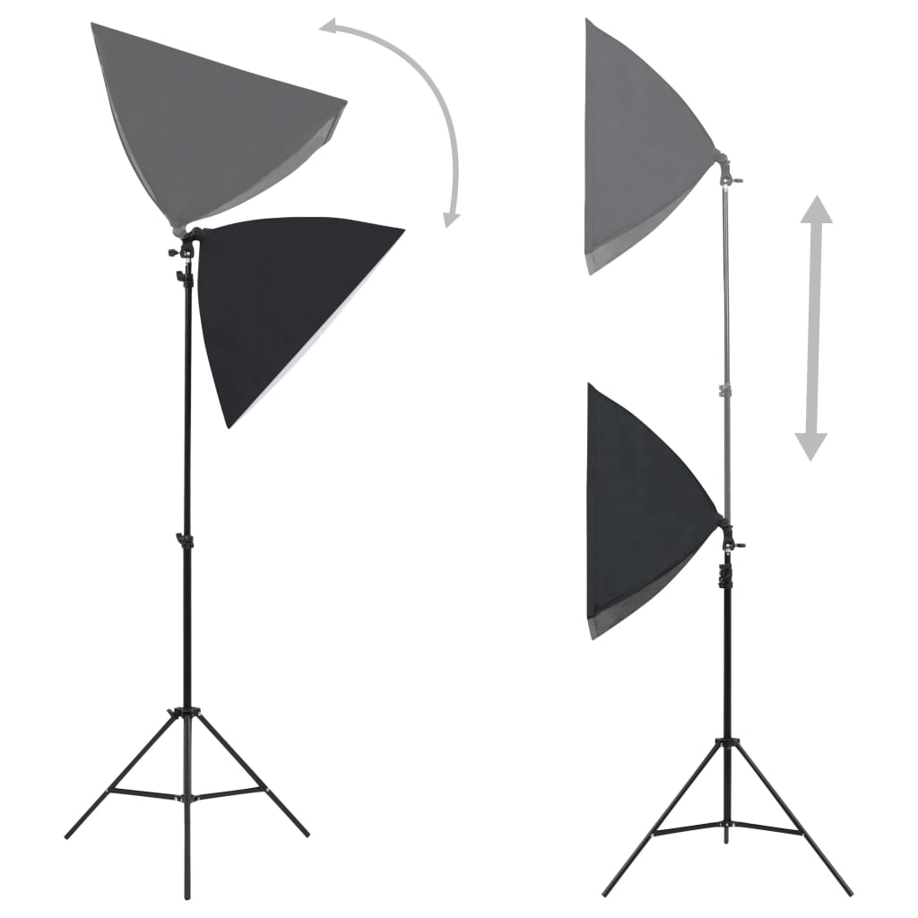 Κιτ Φωτογραφικού Στούντιο Softbox με Φώτα, Φόντο & Ανακλαστήρα