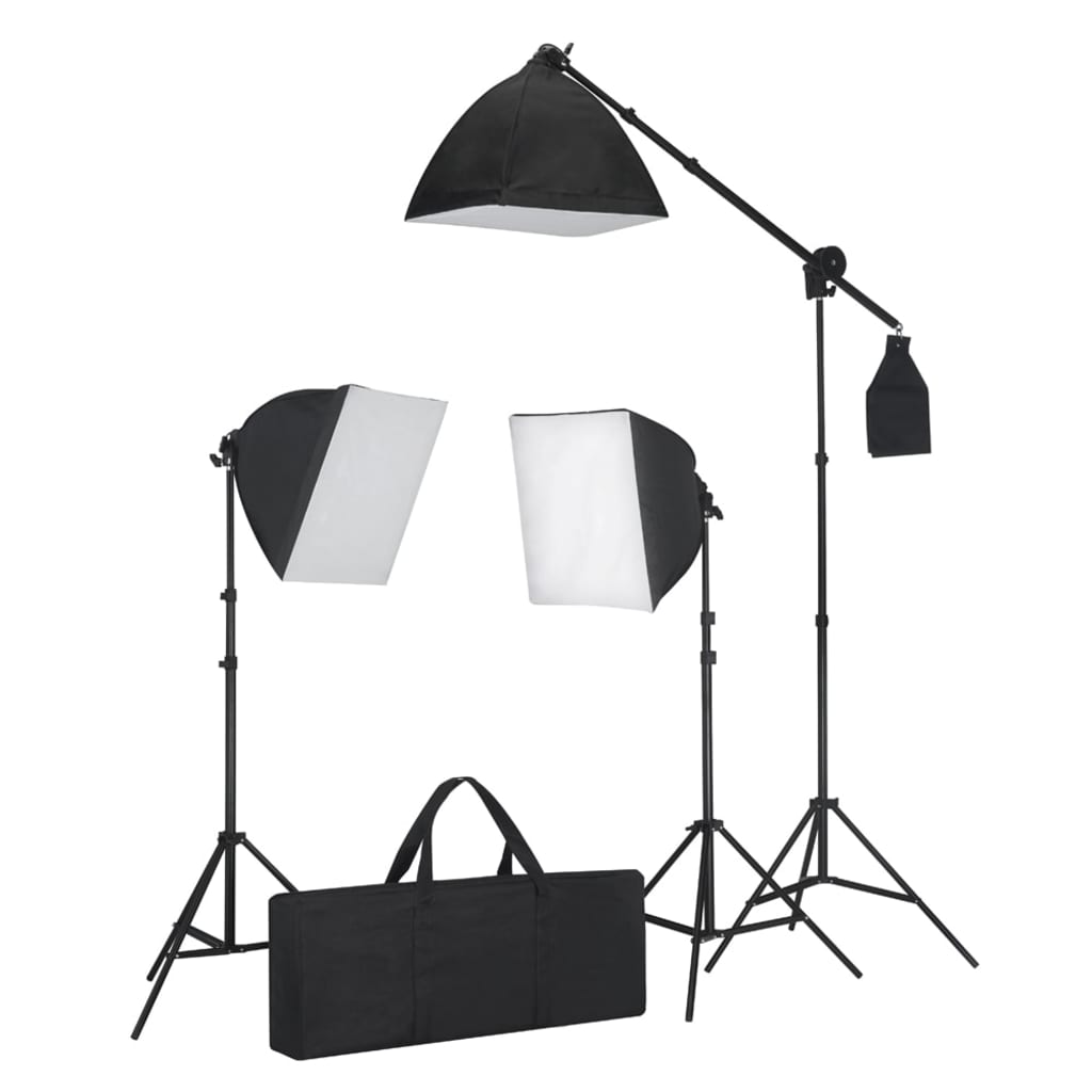Κιτ Φωτογραφικού Στούντιο Softbox με Φώτα, Φόντο & Ανακλαστήρα