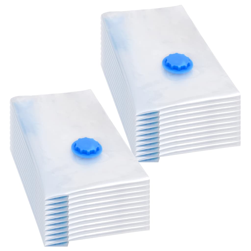 Σακούλες Αποθήκευσης Ρούχων Κενού Αέρος 20 Τεμάχια 60 x 40 εκ.